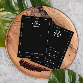 シンプルカスタム店舗ロゴジュエリー表示カード 名刺