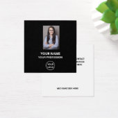 シンプルカスタム従業員番号写真プロファイルカード (デスク)