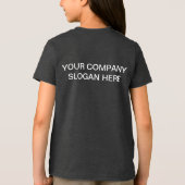 シンプルカスタム文字ロゴ トライブレンドＴシャツ (裏面)