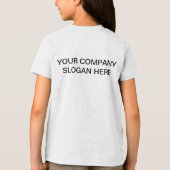 シンプルカスタム文字ロゴ トライブレンドＴシャツ (裏面)