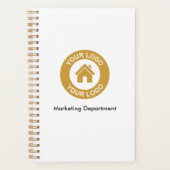 シンプルカスタム文字ロゴ プランナー手帳 (正面)