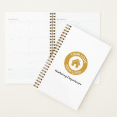 シンプルカスタム文字ロゴ プランナー手帳 (ディスプレー)