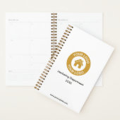 シンプルカスタム文字ロゴ プランナー手帳 (ディスプレー)