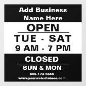 シンプルカスタム時間記号 ウィンドウサイン (シート)