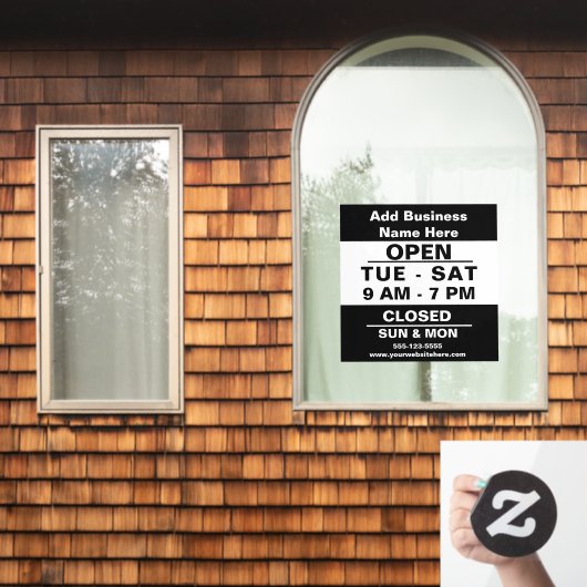 シンプルカスタム時間記号 ウィンドウサイン (ホームウィンドウ)