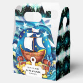 シンプルカスタム海賊赤ちゃんシャワー フェイバーボックス (オープン)