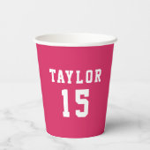 シンプルカスタム紙カップ 紙コップ (裏面)