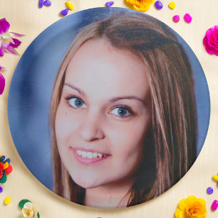 シンプルカスタム紙パーソナライズされたプレート ペーパープレート