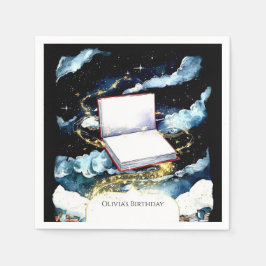 シンプルカスタム誕生日 スタンダードカクテルナプキン