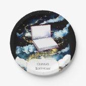 シンプルカスタム誕生日 ペーパープレート (正面)