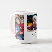 シンプルカスタム3枚クリスマス コーヒーマグカップ (正面左)