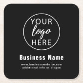 シンプルカスタム スクエアペーパーコースター (正面)