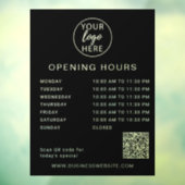 シンプルカスタム ビジネス ロゴ 営業時間 ウィンドウサイン (シート3)