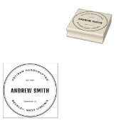 シンプルカスタム ラバースタンプ (押印)