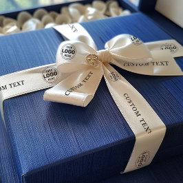 シンプルカスタム・ロゴ サテンリボン