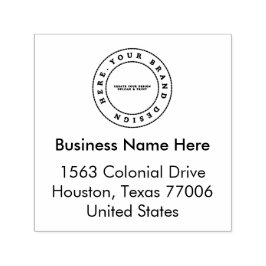 シンプルカスタム | 名前とアドレス セルフインキングスタンプ