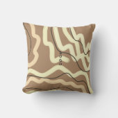 シンプルカスタムBLACK mandala monogramあなたの名前を追加 アウトドアクッション (正面)