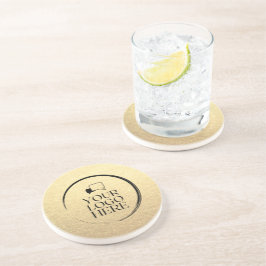 シンプルカスタムClean business金ゴールドロゴはこちら コースター