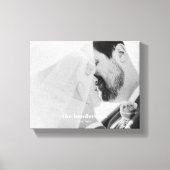 シンプルカスタムFamily Photo Canvas Print キャンバスプリント (正面)