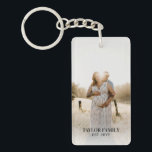 シンプルカスタムFamily Photo & Name Acrylic Keychain キーホルダー<br><div class="desc">シンプルカスタムFamily Photo & Name Acrylic Keychain</div>