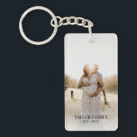 シンプルカスタムFamily Photo & Name Acrylic Keychain キーホルダー<br><div class="desc">シンプルカスタムFamily Photo & Name Acrylic Keychain</div>