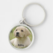 シンプルカスタムPhoto Create Your Own Dog キーホルダー (正面)