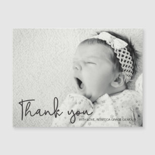シンプルカスタムPhoto Thank You From Baby Girl