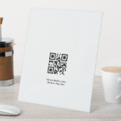 シンプルカスタムQRコード名を追加するロゴクラシックRo 台座サイン (インサイチュ)