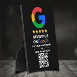 シンプルカスタムQrコードGoogle Review Black フォトプラーク<br><div class="desc">ユニークなシンプルGoogleのショップのためのカスタム5つ星のレビューに頭が切れるあなたの顧客のための機会のための頼ブラックプラーク。詳細の追加、すべての文字スタイル、色、Googleオンラインの存在感を向上Googleのオンラインの評判と可視性を向上させる。レビューの増加は、あなたのビジネスに対する信頼と信頼性を意味する。</div>