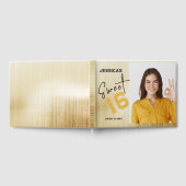 シンプルカスタムSweet sixteen誕生日 ゲストブック (全面)