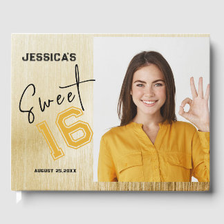 シンプルカスタムSweet sixteen誕生日 ゲストブック