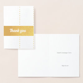 シンプルカスタムThank you Foil Card 箔カード