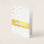 シンプルカスタムThank you Foil Card 箔カード (正面)