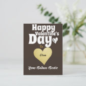 シンプルカッコいいエレガントバレンタイン、Sweet for Friends ポストカード (スタンド正面)