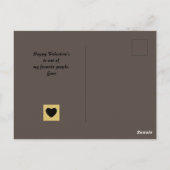 シンプルカッコいいエレガントバレンタイン、Sweet for Friends ポストカード (裏面)