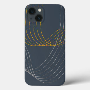 シンプルカッコいいモダンエレガントトレンディーイラストレーション iPhone 13ケース