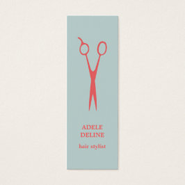 シンプルカッコいい美容師アポイントメントカード