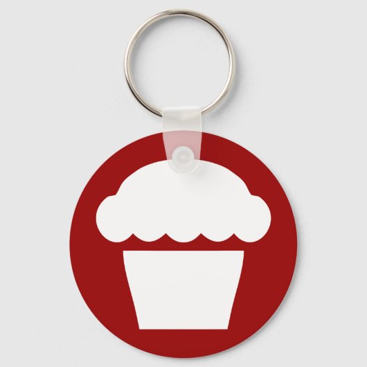 シンプルカップケーキ キーホルダー (正面)