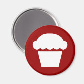 シンプルカップケーキ マグネット (正面/裏面)