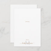 シンプルカップモノグラ結婚ムサンキューカード サンキューカード (正面/裏面)