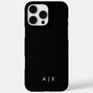 シンプルカップル名モノグラムの iPhone 16 PRO MAXケース