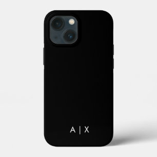 シンプルカップル名モノグラムの iPhone 13 MINIケース