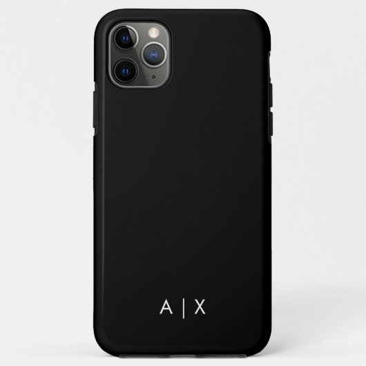 シンプルカップル名モノグラムの Case-Mate iPhoneケース (裏面)