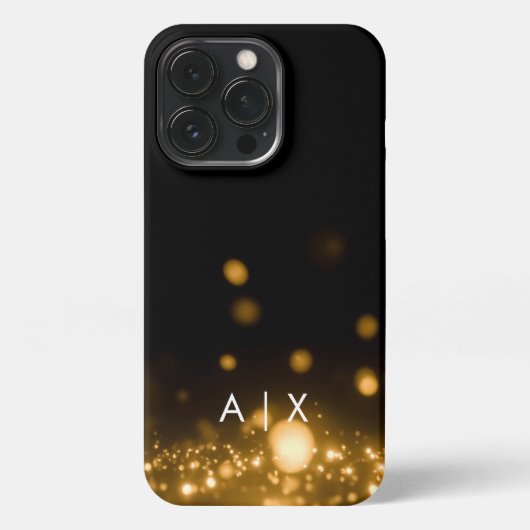 シンプルカップル名モノグラムの iPhoneケース (裏面)