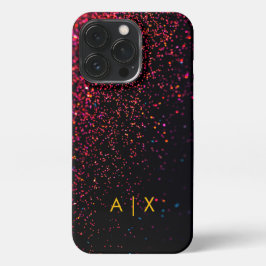 シンプルカップル名モノグラムの iPhone 13 PROケース