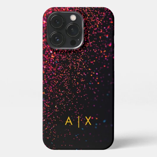 シンプルカップル名モノグラムの iPhoneケース (裏面)