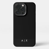 シンプルカップル名モノグラムの iPhoneケース (裏面)