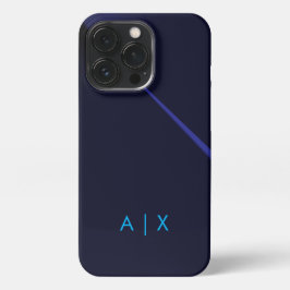 シンプルカップル名モノグラムの iPhone 13 PROケース