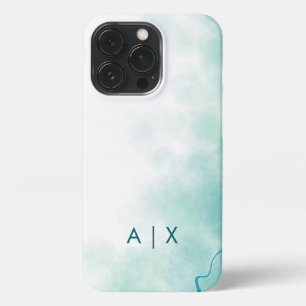 シンプルカップル名モノグラムの iPhone 13 PROケース