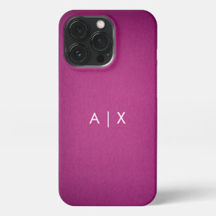 シンプルカップル名モノグラムの iPhone 13 PROケース